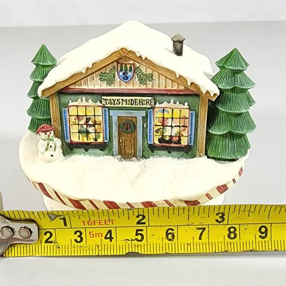 Our America Gift SANTA'S WORKSHOP #8041 By Debbie Mumm Candle Topper Collection - Picture 10 of 13